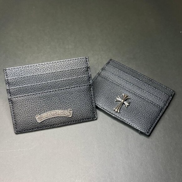 Chrome Heart Leather Card Holder - Picture 1 of 7